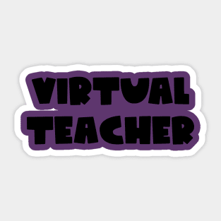 Virtual Teacher Sticker